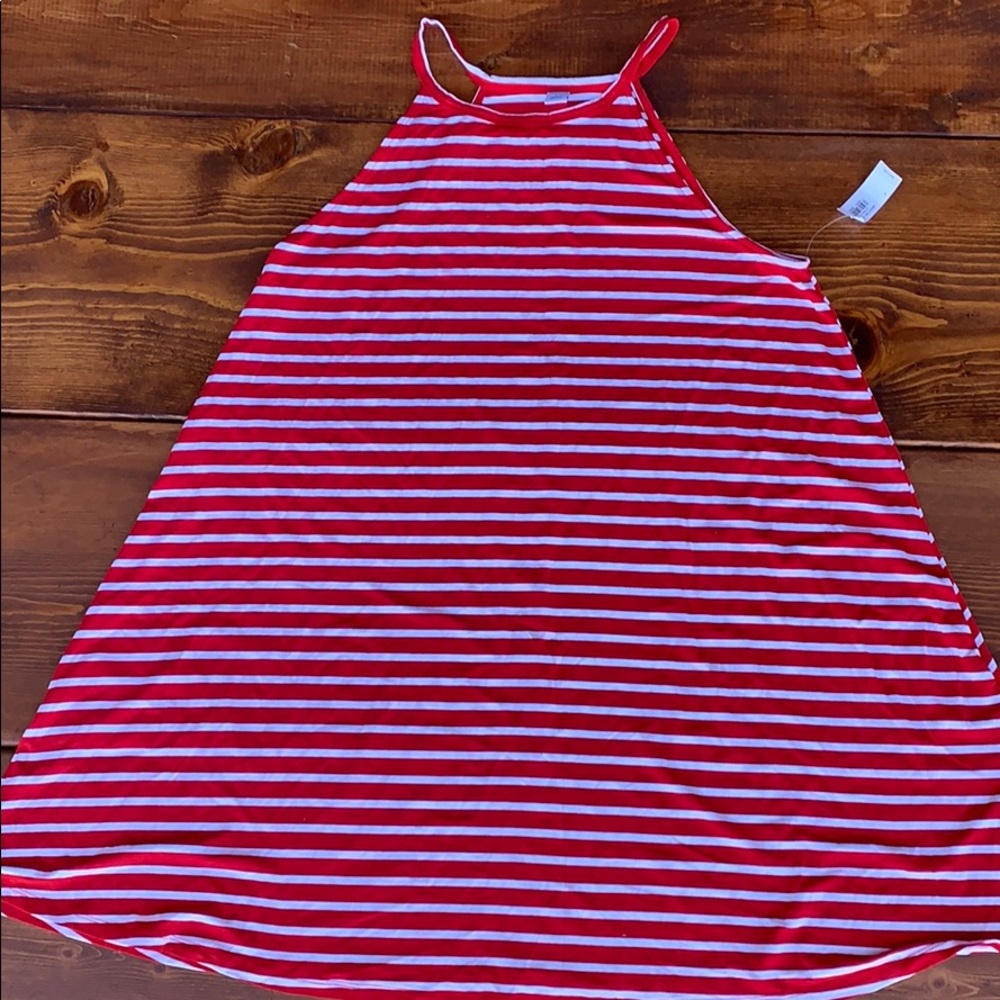 Old Navy red striped dress